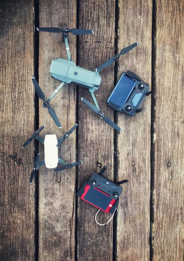 Dron control garantia dinamica